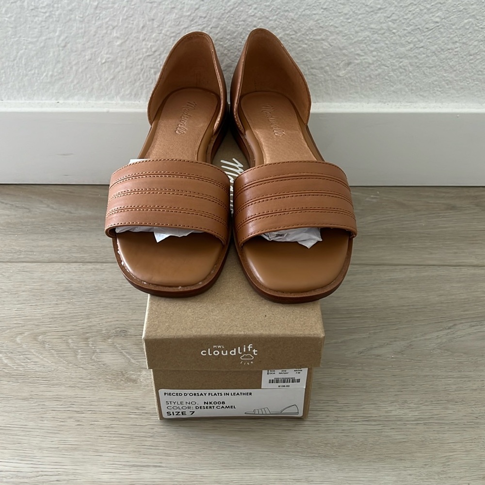 Madewell Pieced D’Orsay Flats